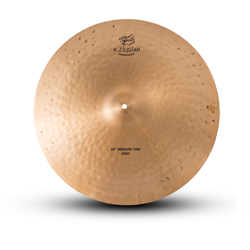 22" K Constantinople Medium Thin Ride, High