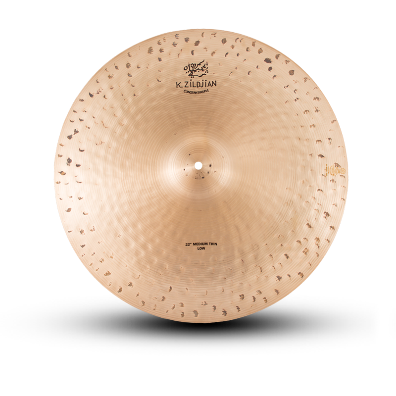 22" K Constantinople Medium Thin Ride, Low